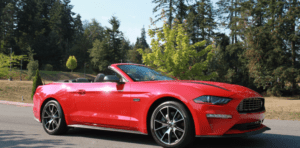 Car detailing website designing ~ red mustang